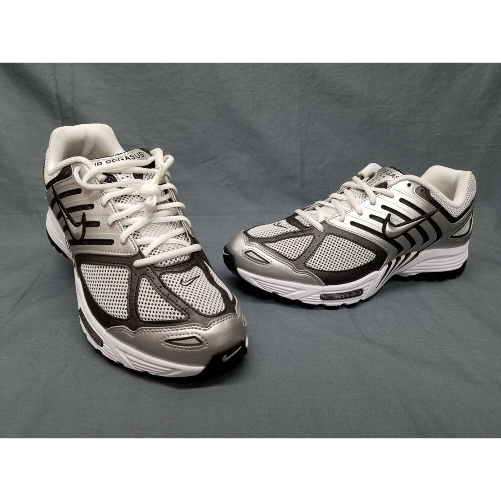 Nike Air Peg 2K5 Running Sneakers Silver White Black Mens Size 11 NEW NO BOX!
